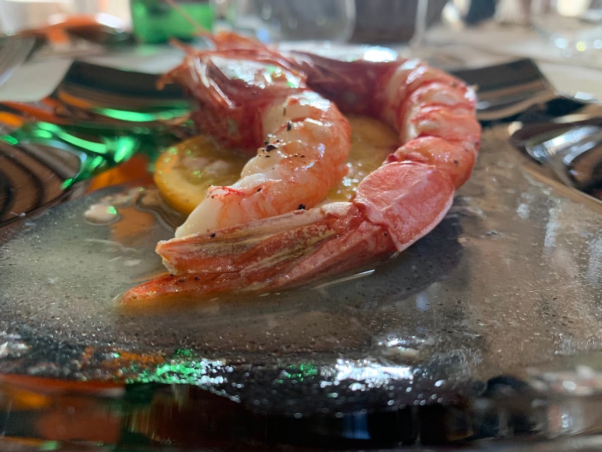 Gambero rosso con limone
